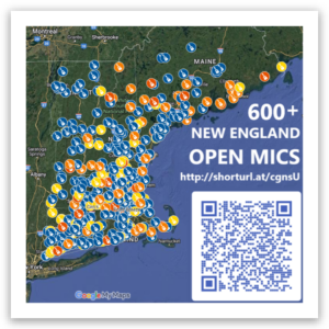 600+ New England Open Mics